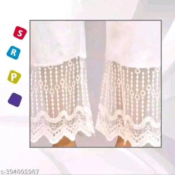 SRP COLLECTION Libby's Women's Regular Fit Viscose Rayon Palazzo - White, XL