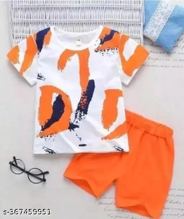 SRP Trendy Toddler Genius Outfit Top And Bottom Sets - 0-6 Months, White