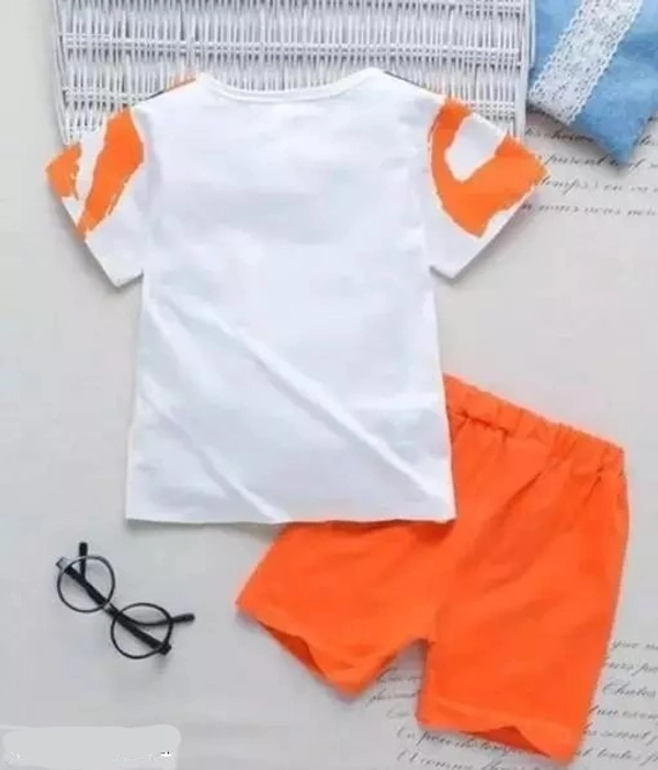 SRP Trendy Toddler Genius Outfit Top And Bottom Sets - 0-6 Months, White