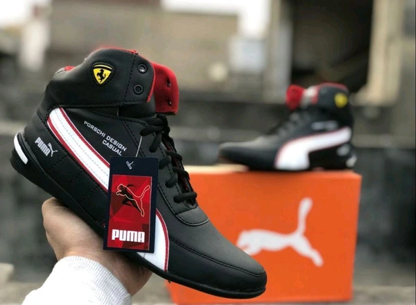 Luxury Motorsport-Inspired Puma x Ferrari x Porsche Design Sneaker" - 7