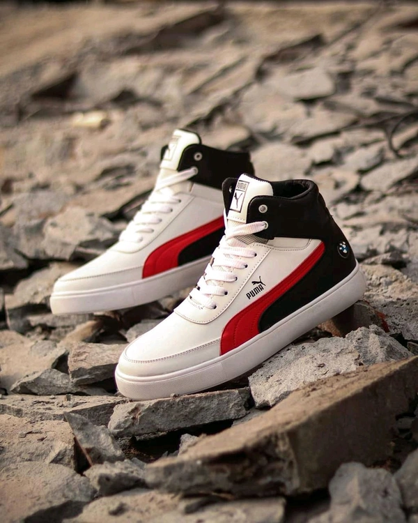 Puma x BMW Motorsport High-Top Sneakers -  Limited Edition Style - 6