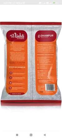 Mishti   Premium quality Sugar 1kg MRP 70/-