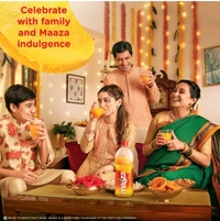 (SOFT DRINK) (MAAZA) 🍑THICKES🍑🥭🥭MANGO🥭🥭DRINK(FLAVOURED) (PET BOTTLE) (600 ml) MRP 42/-