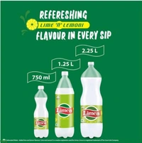 (SOFT DRINK) (LIMCA 🍋LEMON🍋(FLAVOURED) (PET BOTTLE) (2L)MRP 99/-