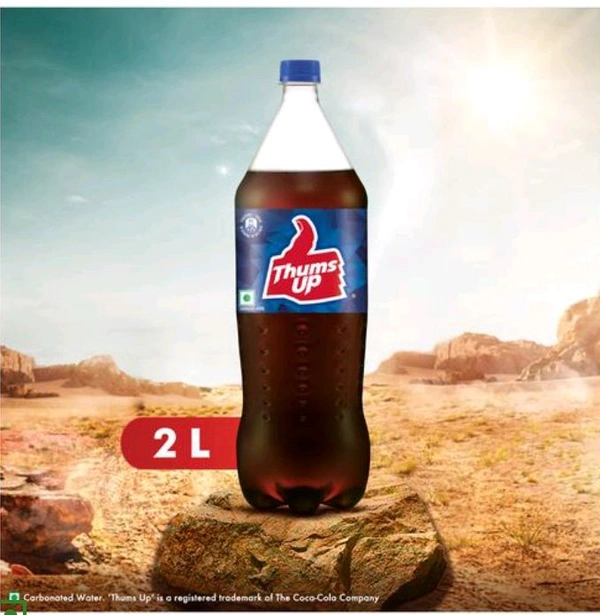 SOFT DRINK THUMS UP PET BOTTLE (2L) MRP 99/-