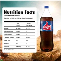 SOFT DRINK THUMS UP PET BOTTLE (2L) MRP 99/-