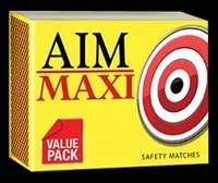 দেশলাই  AIM MAXI (SAT OFF 5 PS) MRP 10/-