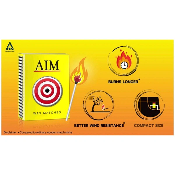 দেশলাই  AIM MAXI (SAT OFF 1 PS) MRP 2/-