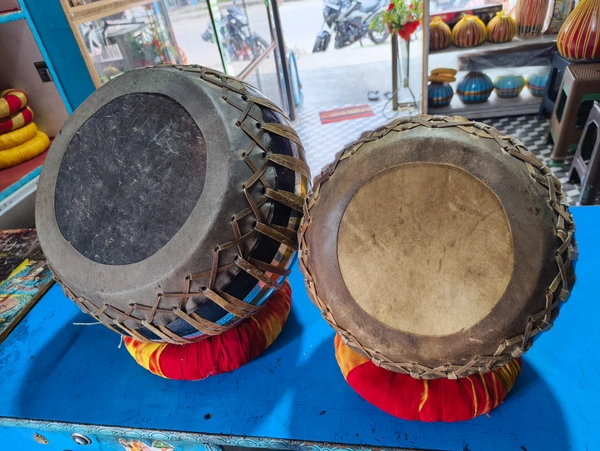 Musifyo Assamese treditional Instruments Nagara. 8 x 11 inc - 8x11, Woody Brown, 1