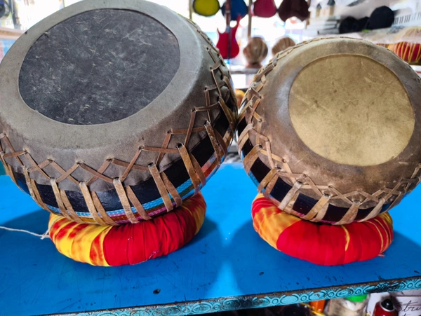 Musifyo Assamese treditional Instruments Nagara. 8 x 11 inc - 8x11, Woody Brown, 1