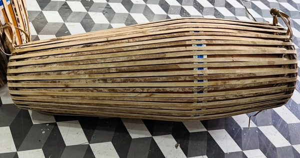 Musifyo Assamese treditional Instruments Wooden Khul - 24 inc, Porsche, 1