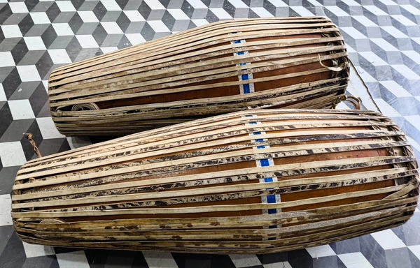 Musifyo Assamese treditional Instruments Wooden Khul - 24 inc, Porsche, 1
