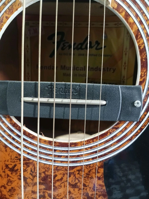 Fendar semi Acoustic Guitar Black Colours 39 inch - Brown, 1, 39