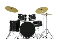  Basic Band Set, Casio CTK-240-add Stand, Drum Set And Guitar.  - 1set, Free