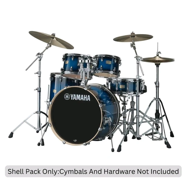 Yamaha Drums Sat, Black Colour.  - Black