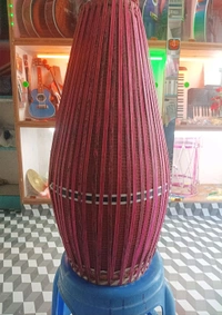 BSMI Soil Material Instruments. Assamese Kirtana Khol 25 Inch - Guardsman Red, 50