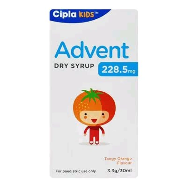 Cipla Advent Dry Syrup 228.5mg