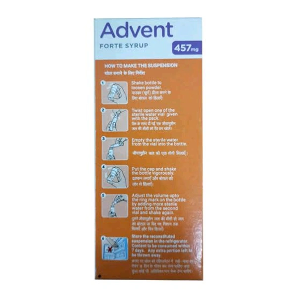 Advent Forte syrup 457mg