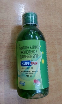 Terbutaline Sulphate,Bromhexine Hcl & Guaiphenesin Syrup 100ml