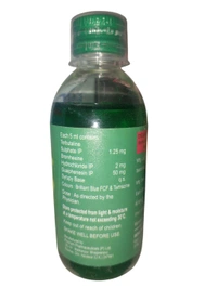 Terbutaline Sulphate,Bromhexine Hcl & Guaiphenesin Syrup 100ml