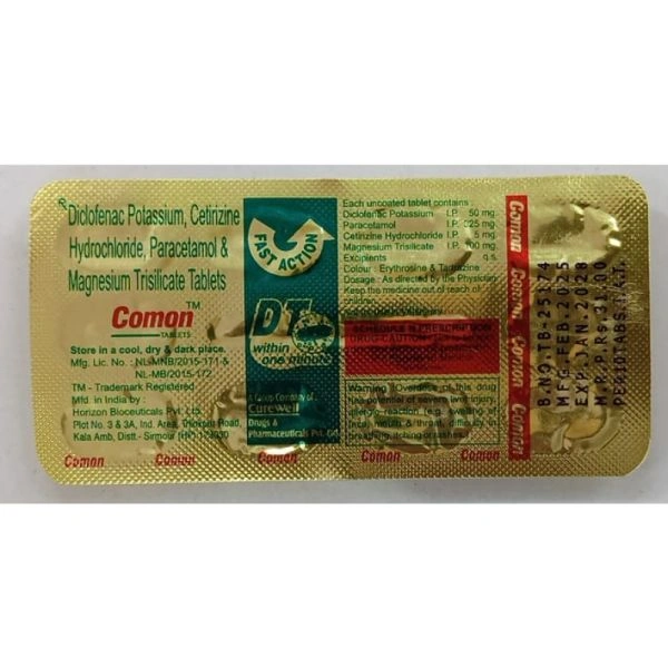 Comon Tablet (1strip)