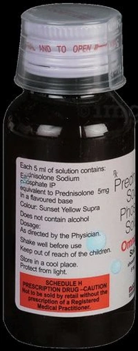 Macleods Omnacortil Solution 60ml (Contains
Prednisolone (5mg/5ml)