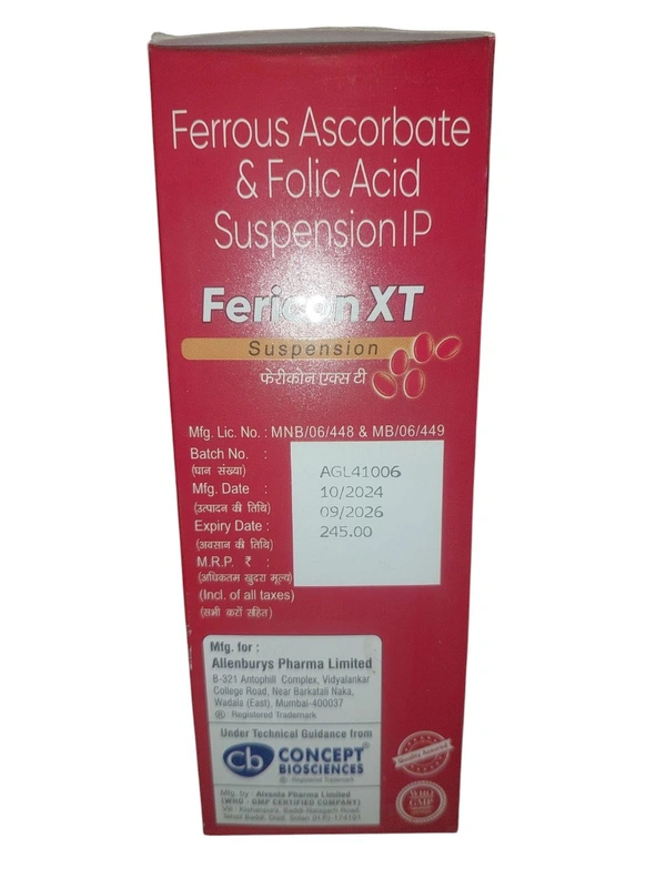 Iron Syrup ( Ferrous Ascorbate & Folic Acid Suspension)
