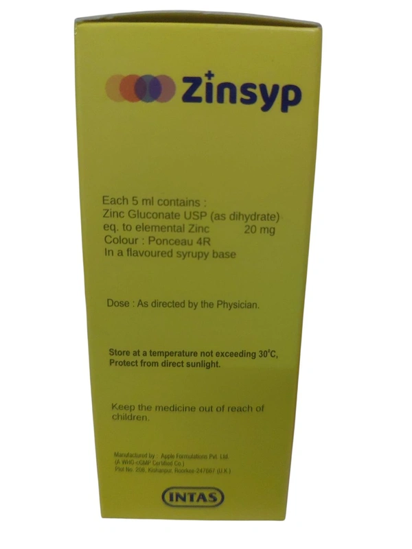 Zinc Syrup (Zinc Gluconate Suspension)