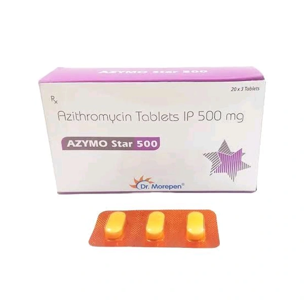 Dr. Morepen Azymo Star 500 (Azithromycin 500mg)