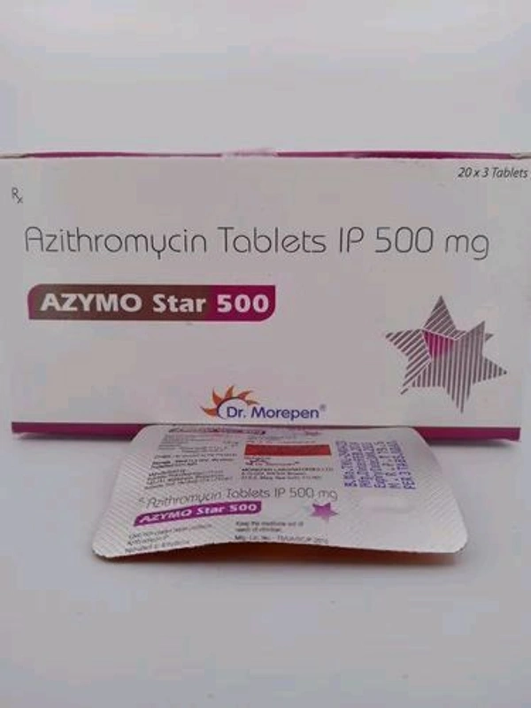 Dr. Morepen Azymo Star 500 (Azithromycin 500mg)