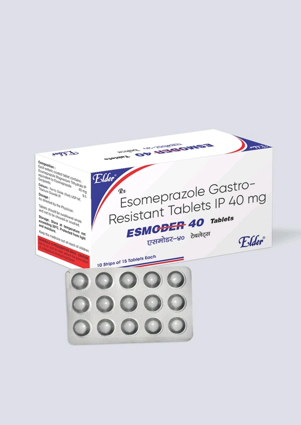 Esmoder 40 (Esomeprazole Gastro-Resistant Tablets IP 40 mg)