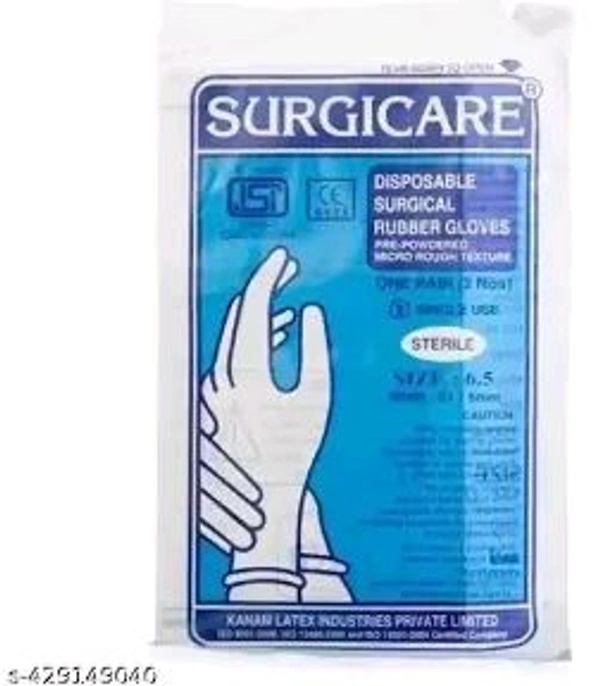 Surgical Gloves 6.5 No (pack Of 2 Pairs)