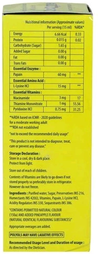 Cadzyme Syrup (Digestive Enzymes & Multivitamin With L-Lysine Syrup) 200ml