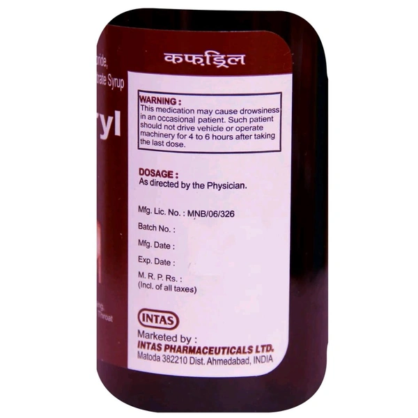 Intas Kuffdryl Syrup 