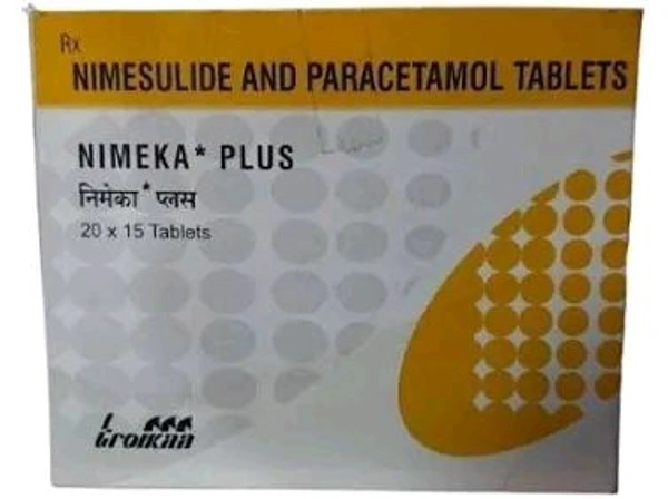 Nimesulide And Paracetamol Tablets (Nimesulide 100 MG + Paracetamol 500 MG)