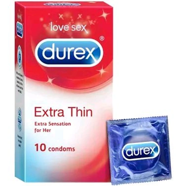 Durex Extrathin Condoms (Pack Of 10)