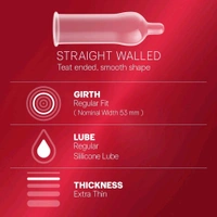 Durex Extrathin Condoms (Pack Of 10)