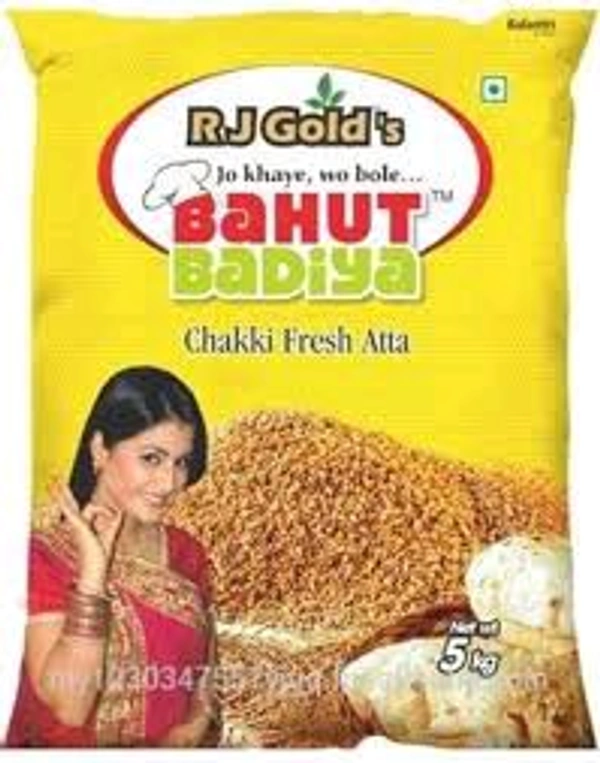 Bahut Badiya Wheat Chakki Atta - 500g