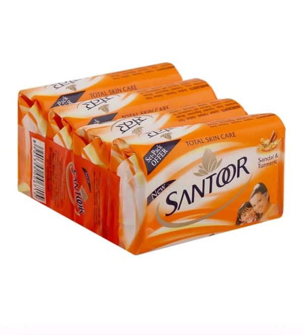 Santoor Set Of 4  - 300g (75g × 4 )