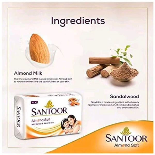 Santoor White  - 100g