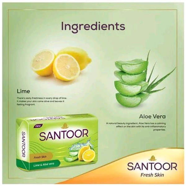 Santoor Lemon  - 100g