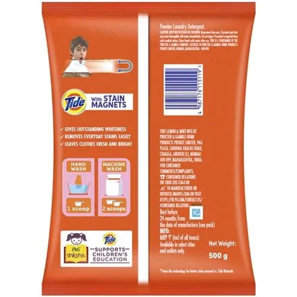 Tide Detergent Powder  - 500g