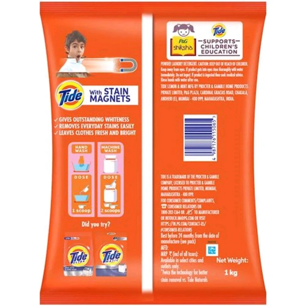 Tide Detergent Powder  - 1kg