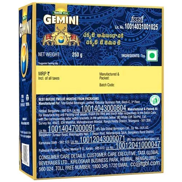 Tata Tea Gemini Strong Assam Tea  - 250g