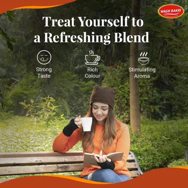Wagh Bakri Premium Leaf Tea Powder  - 100g
