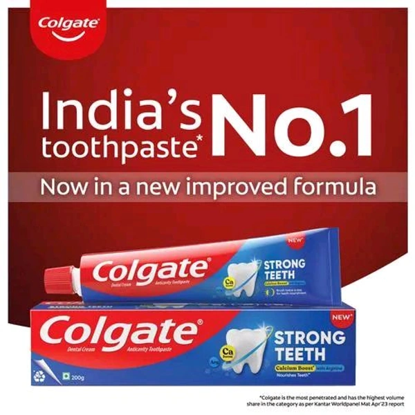 Colgate Strong Teeth Saver Pack Toothpaste (Pack Of 2) - 500g