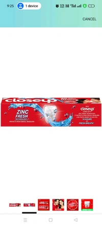 Closeup Everfresh+ Anti Germ Red Hot Gel Toothpaste  - 90g