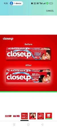 Closeup Everfresh+ Anti Germ Red Hot Gel Toothpaste  - 90g