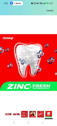 Closeup Everfresh+ Anti Germ Red Hot Gel Toothpaste  - 150g