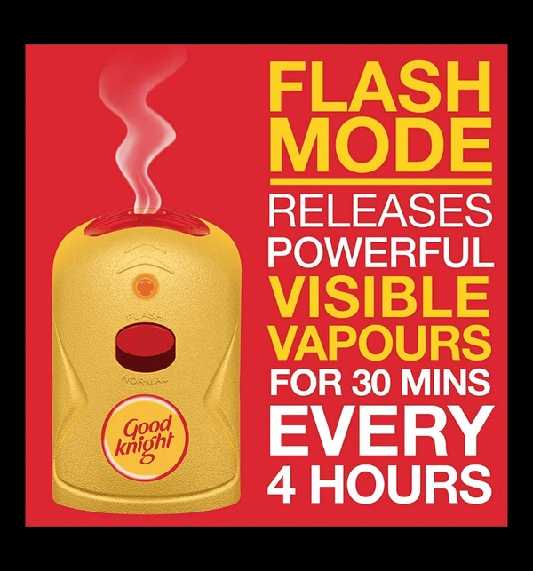Good Knight Gold Flash Liquid Vapouriser Mosquito Repellent Machine+ Refill  - 45ml